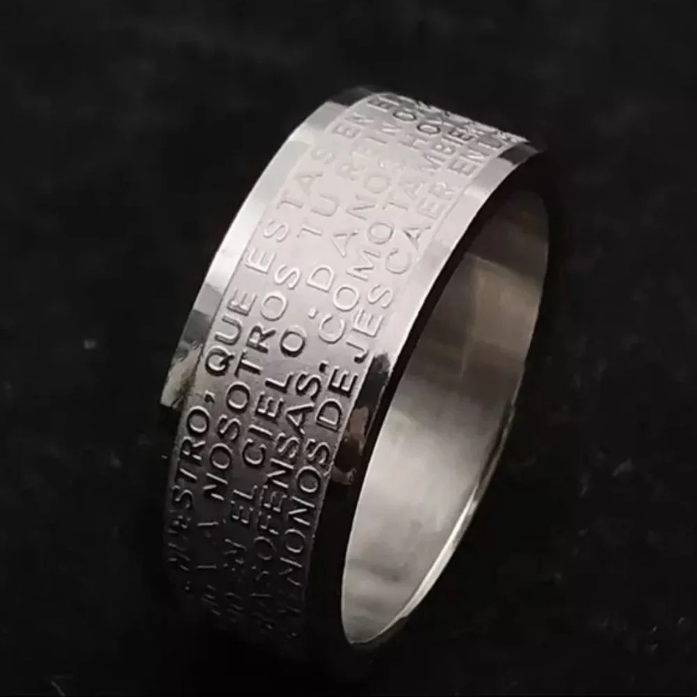 8mm Cross Stainless Steel Ring Men’s / Women’s